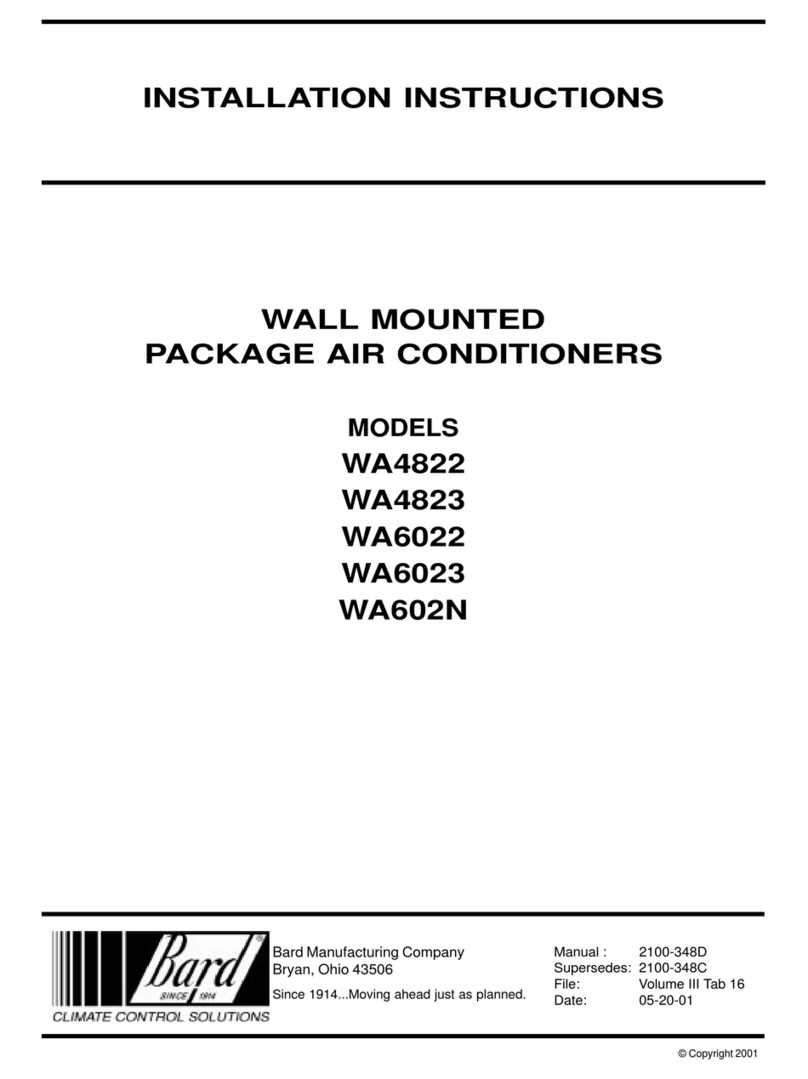 Bard WA4822 User manual