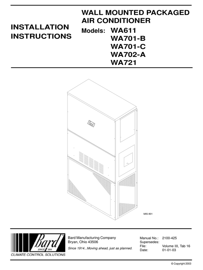 Bard WA611 User manual