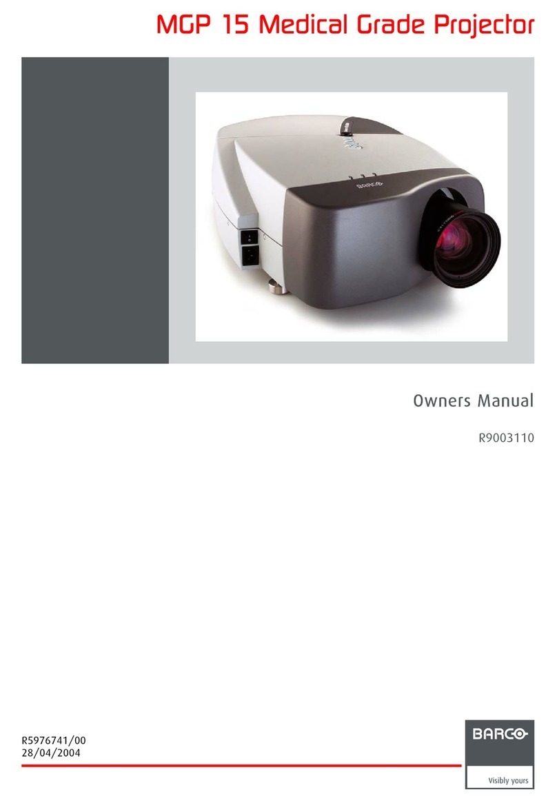 Barco R9003110 User manual