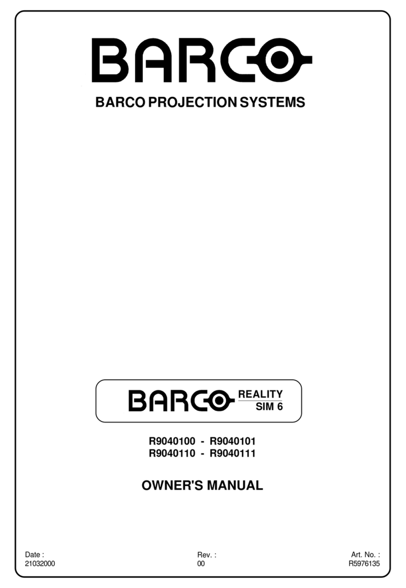 Barco R9040100 User manual