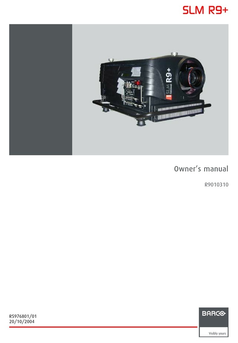 Barco R9010310 owner's manual