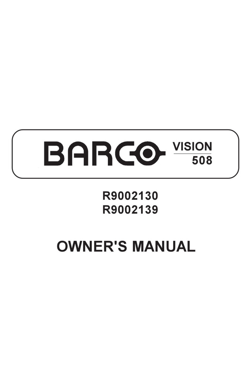 Barco R5975039 owner's manual