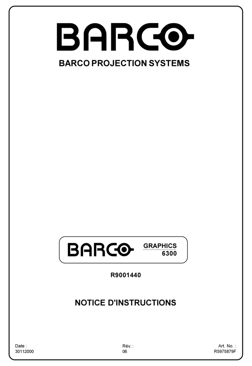 Barco R9001440 User manual