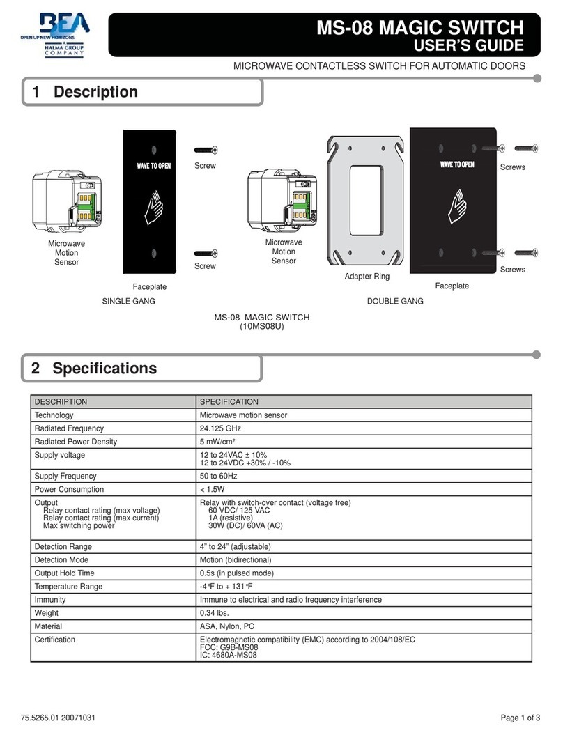 BEA MS-08 user guide