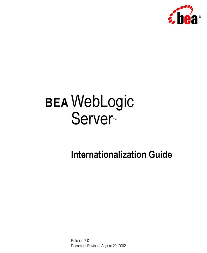 BEA WebLogic Server User manual