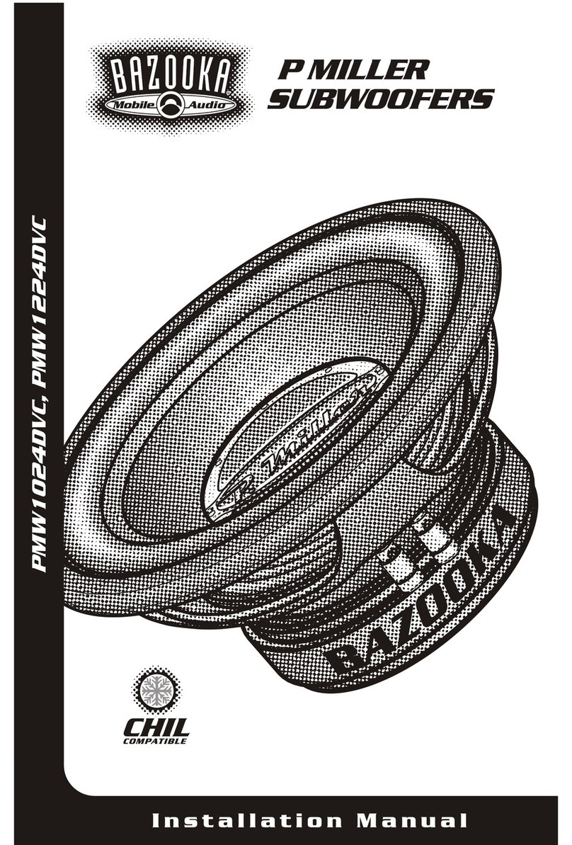 Bazooka PMW1024DVC User manual Bazooka PMW1024DVC User manual