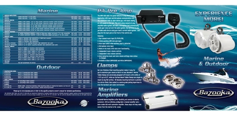 Bazooka Marine MAA1500 brochure