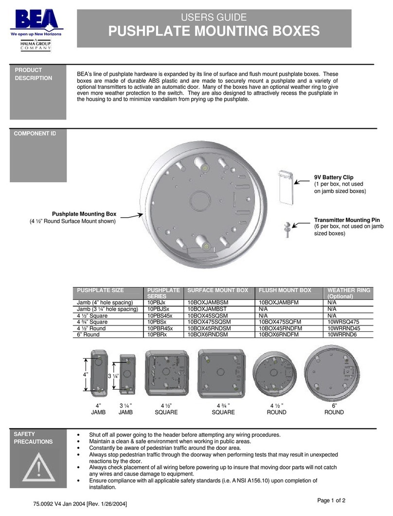 BEA 10BOX45RSM user guide
