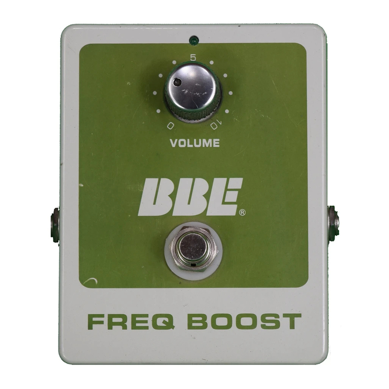 BBE Freq Boost user manual