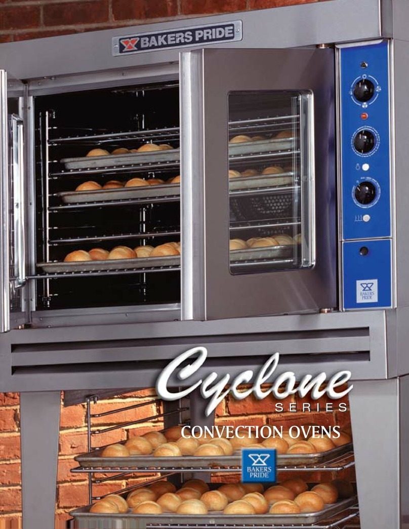 Bakers Pride Cyclone BCO-E1 User manual