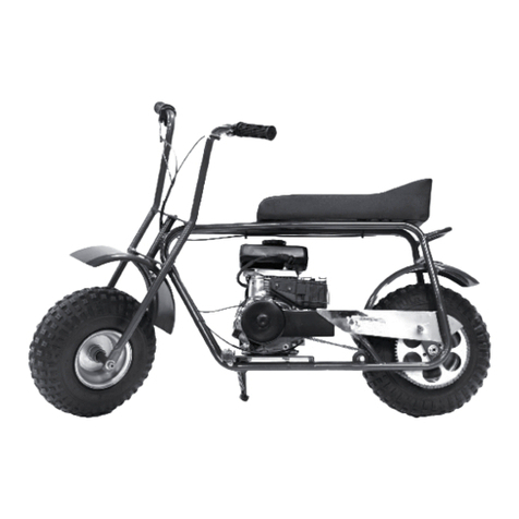 Baja motorsports DB30 Mini Bike owner's manual