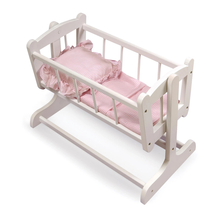 Badger Basket Heirloom Style Doll Cradle 1835 Assembly instructions