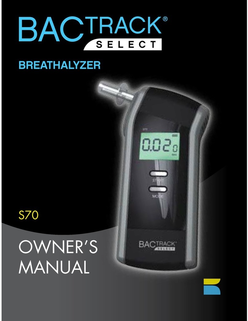 BACtrack S70 owner's manual