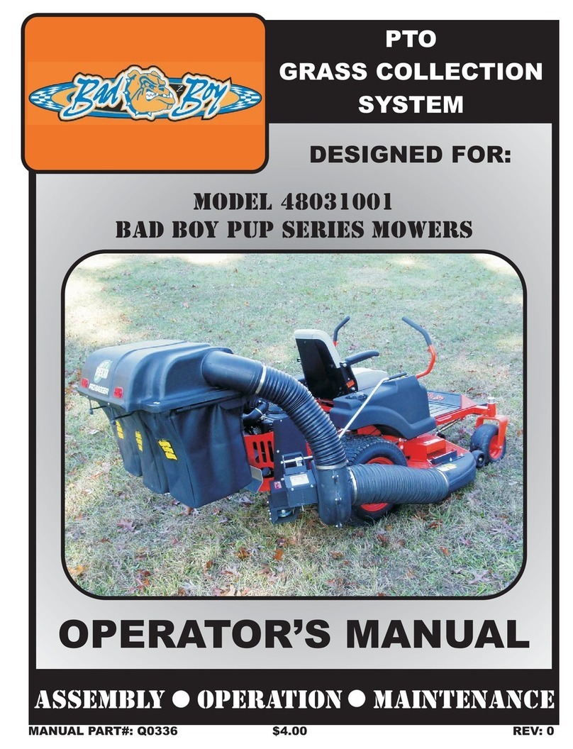 Bad Boy 48031001 Operator's manual