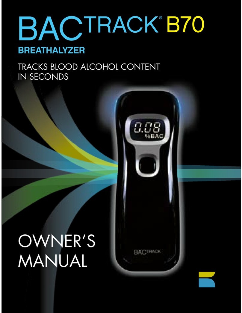 BACtrack b70 User manual