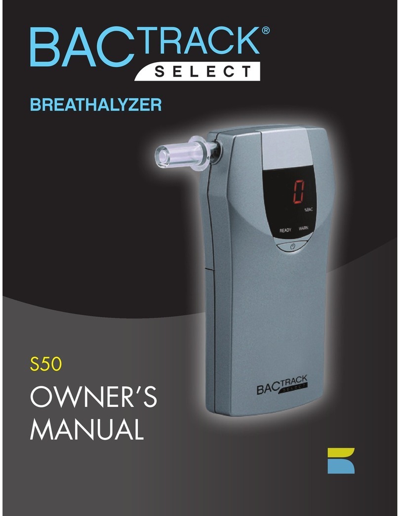 BACtrack S50 owner's manual