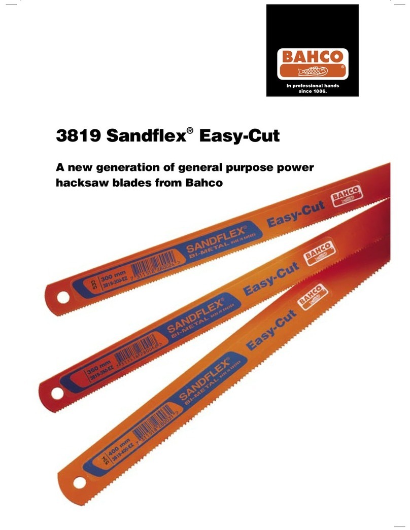 Bahco Sandflex Easy-Cut 3819 brochure