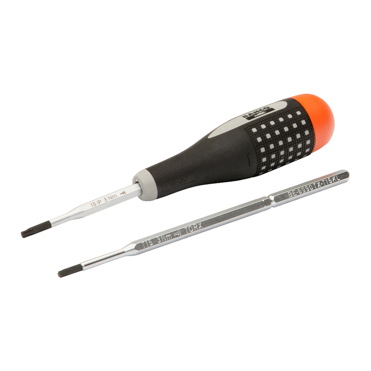 Bahco Fixed-Setting Torque Screwdrivers BE-6990-IP User manual