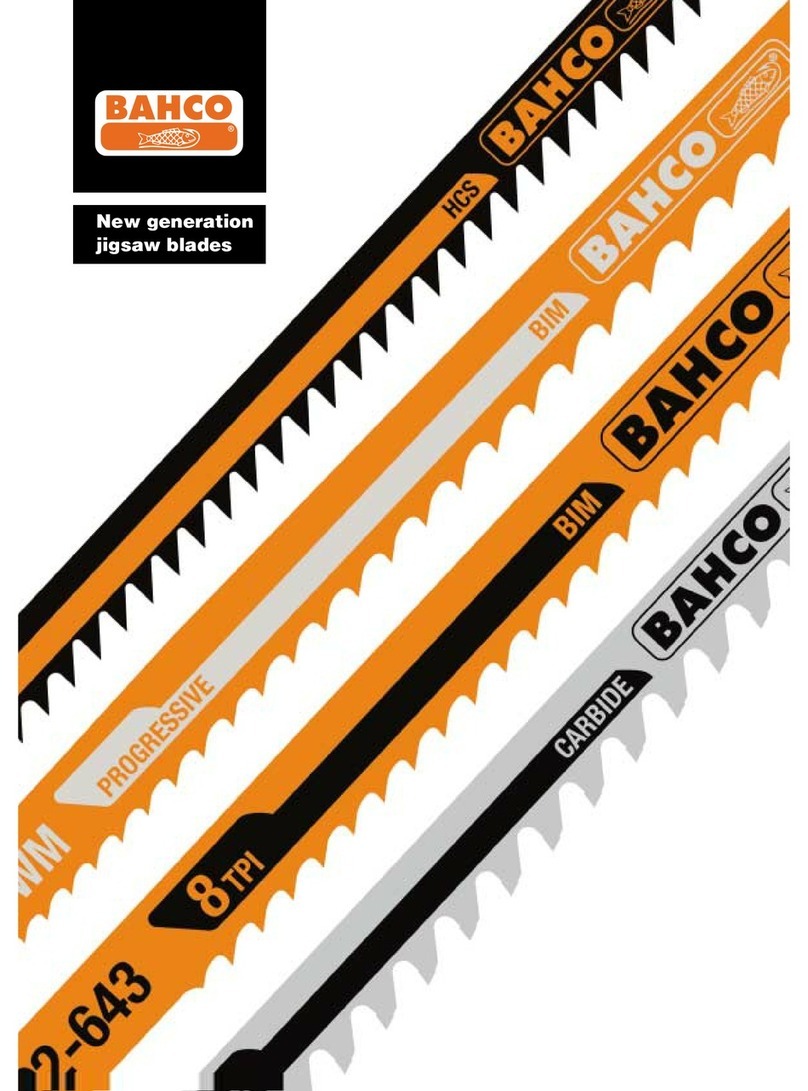Bahco Jigsaw Blades brochure