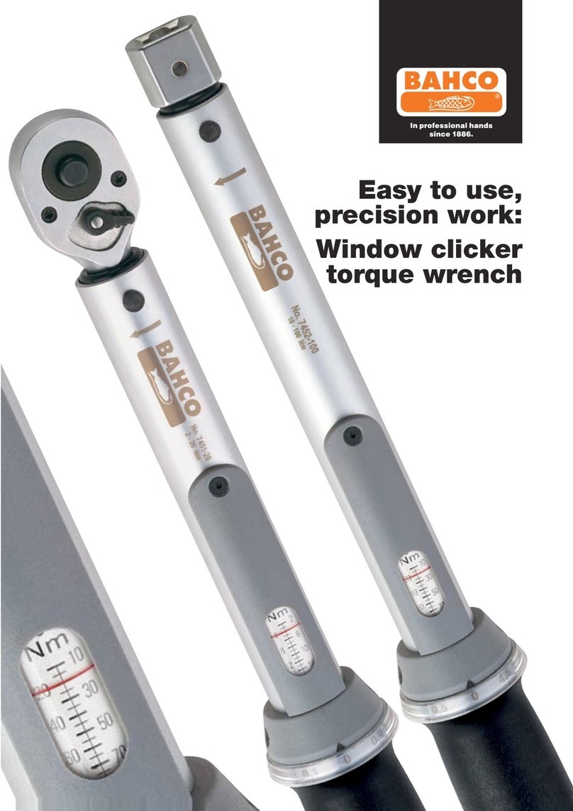 Bahco Torque Wrench User manual