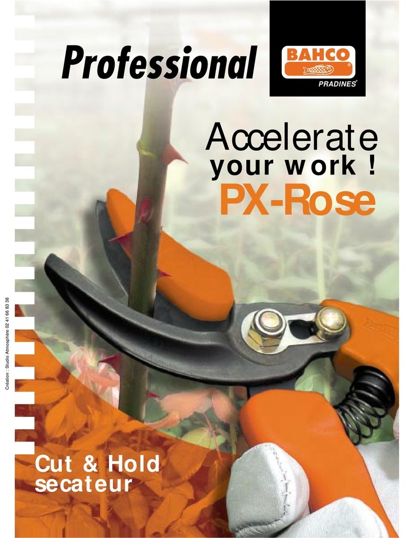 Bahco Cut & Hold Secateur PX-Rose brochure