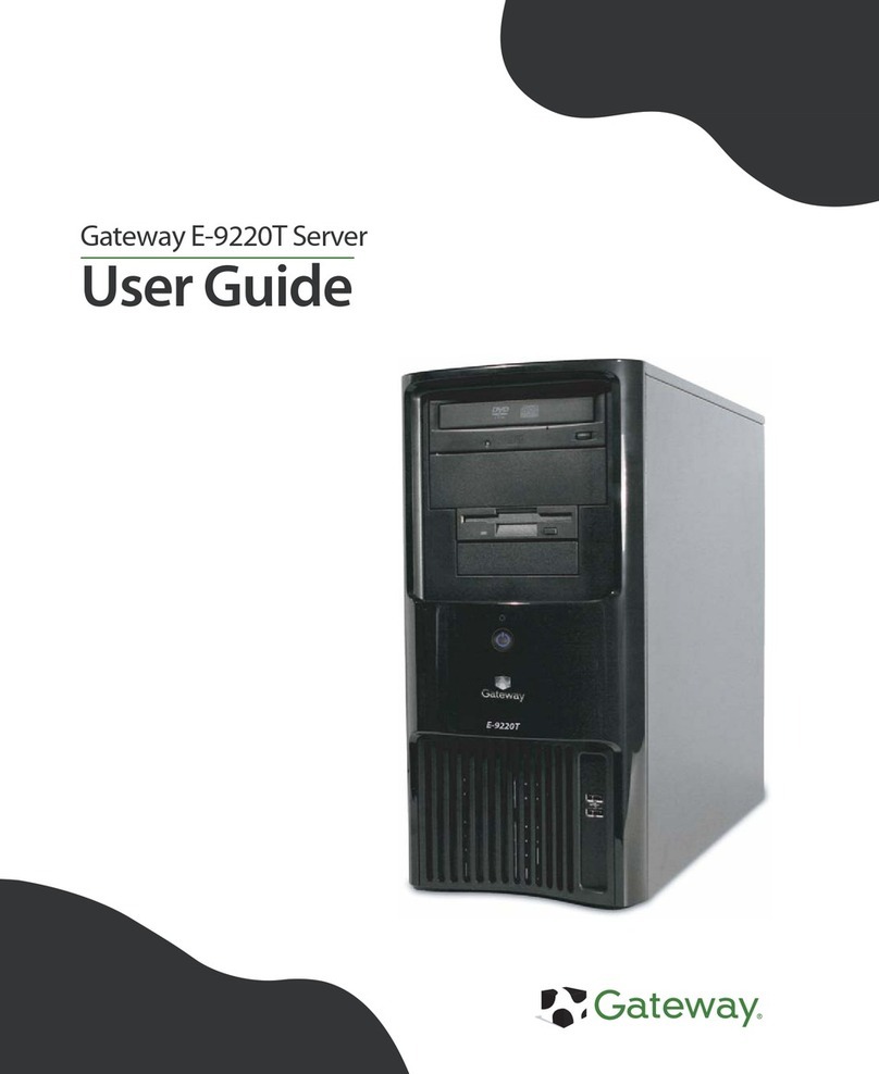Gateway E-9220T User manual