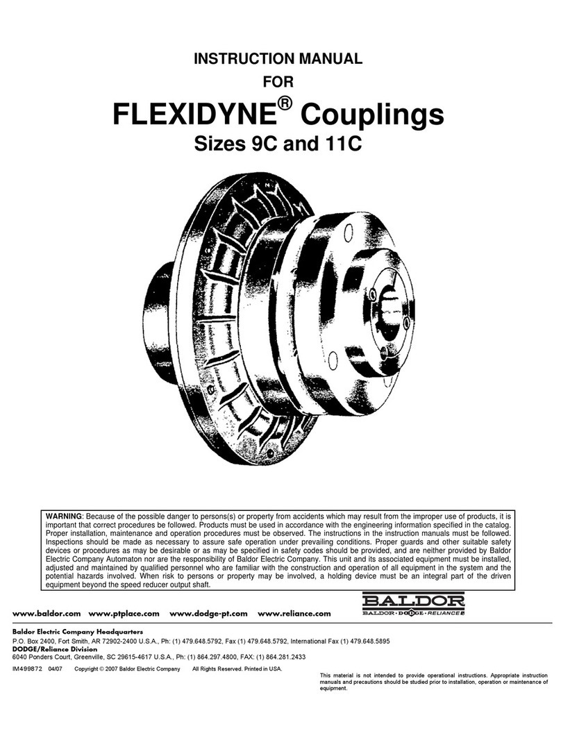 Baldor FLEXIDYNE 11C instruction manual