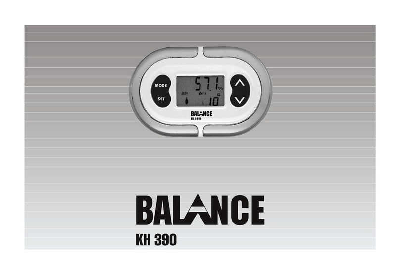 Balance KH 390 Quick guide