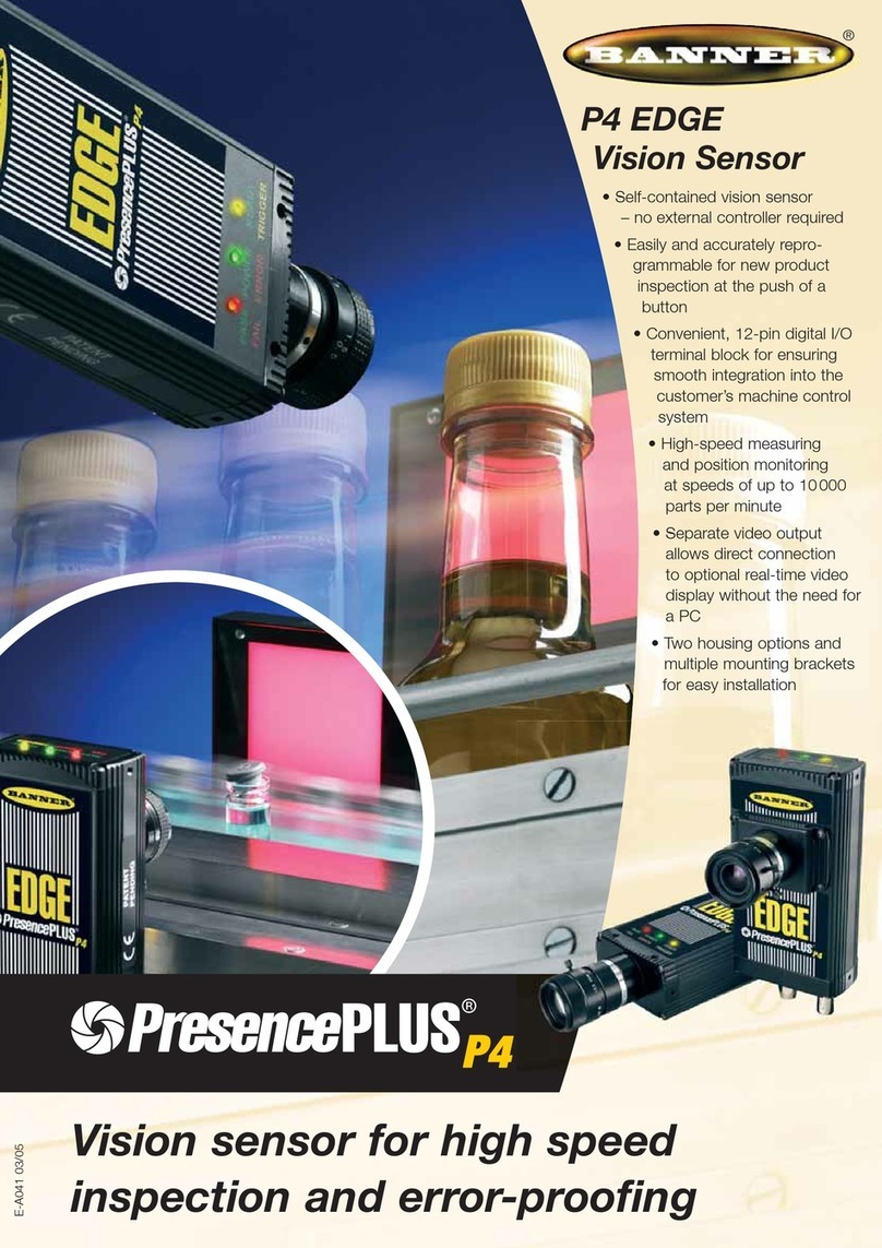 Banner Vision Sensor PA EDGE brochure