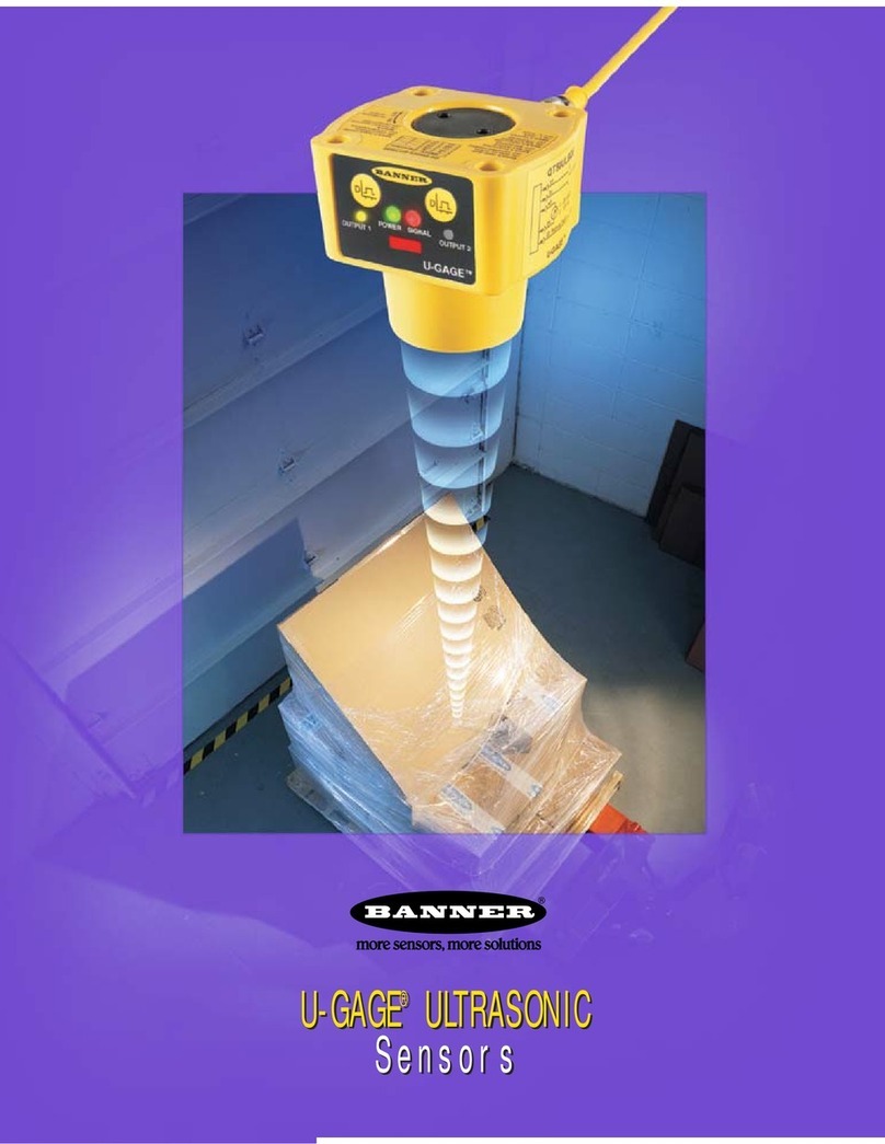 Banner U-Gage Ultrasonic Sensor brochure