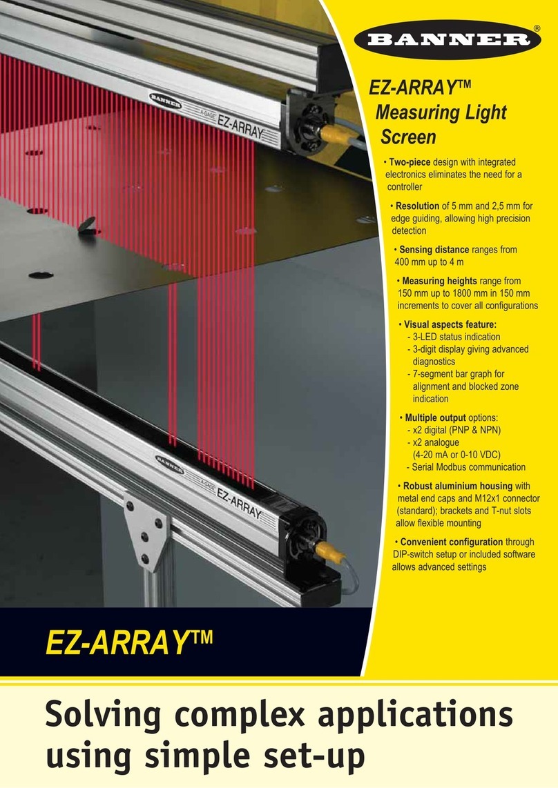 Banner Measuring Light Screen EZ-ARRAY brochure
