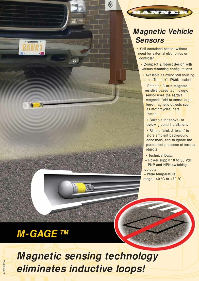 Banner Magnetic Vehicle Sensor M-GAGE brochure