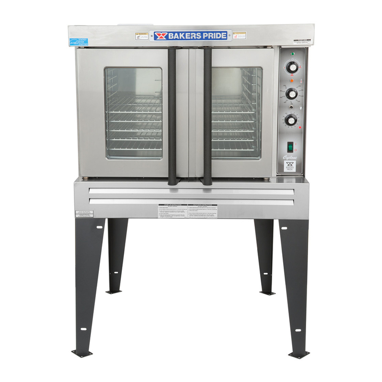 Bakers Pride BCO-E Installation and operating instructions