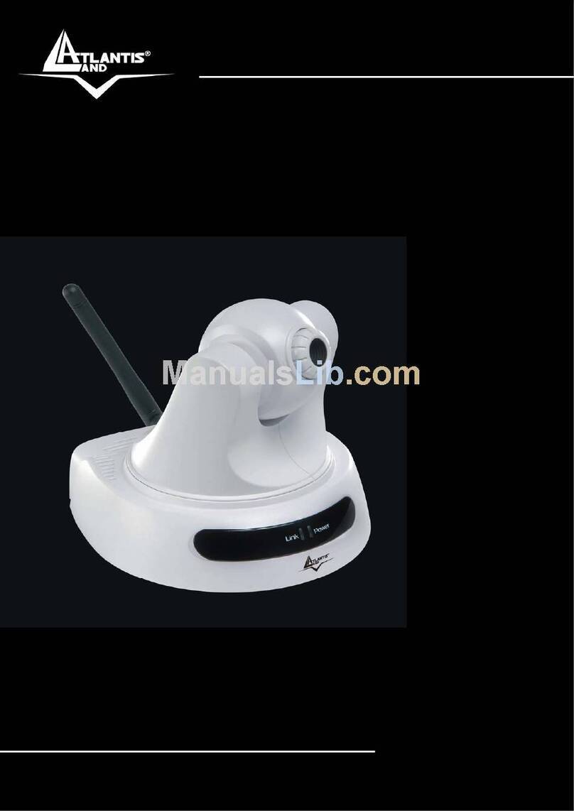 Atlantis Land IP Security Wireless Motorized Camera... User manual