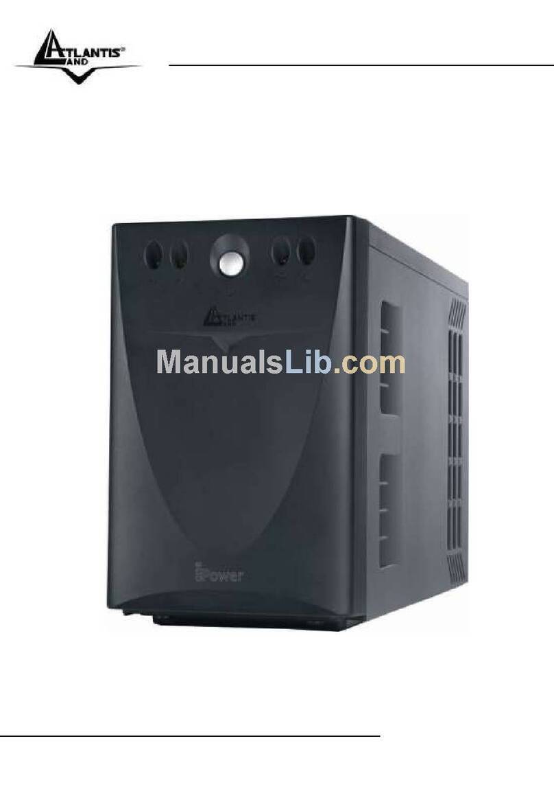 Atlantis Land OnePower Line Interactive UPS A03-S1001 user guide