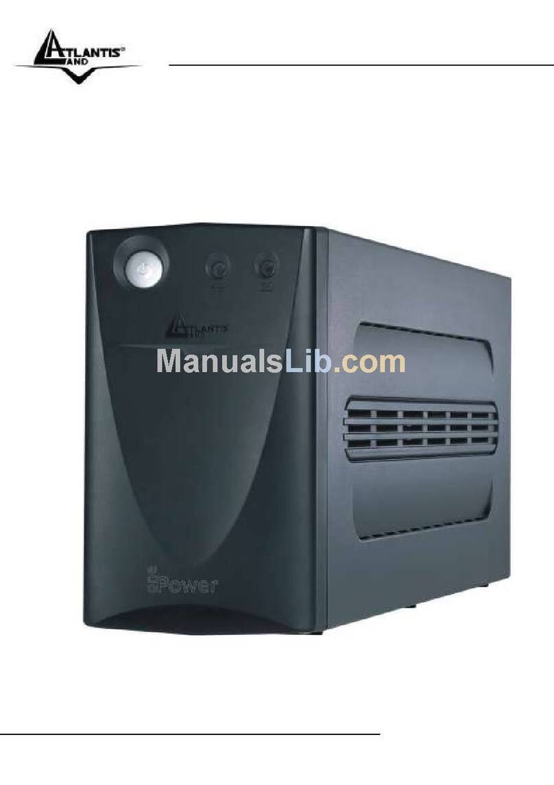 Atlantis Land OnePower Line Interactive UPS A03-P551 user guide