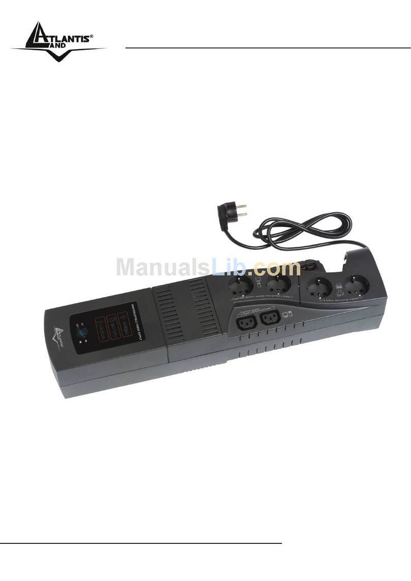 Atlantis Land Line Interactive UPS A03-PS651 _MX01 manual
