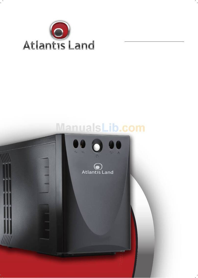 Atlantis Land OnePower Line Interactive UPS A03-S1001 Specifications