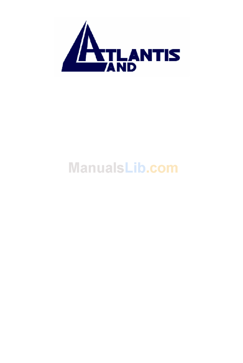 Atlantis Land Mistral Lan Router ISDN Installation instructions Atlantis Land Mistral Lan Router ISDN Installation instructions
