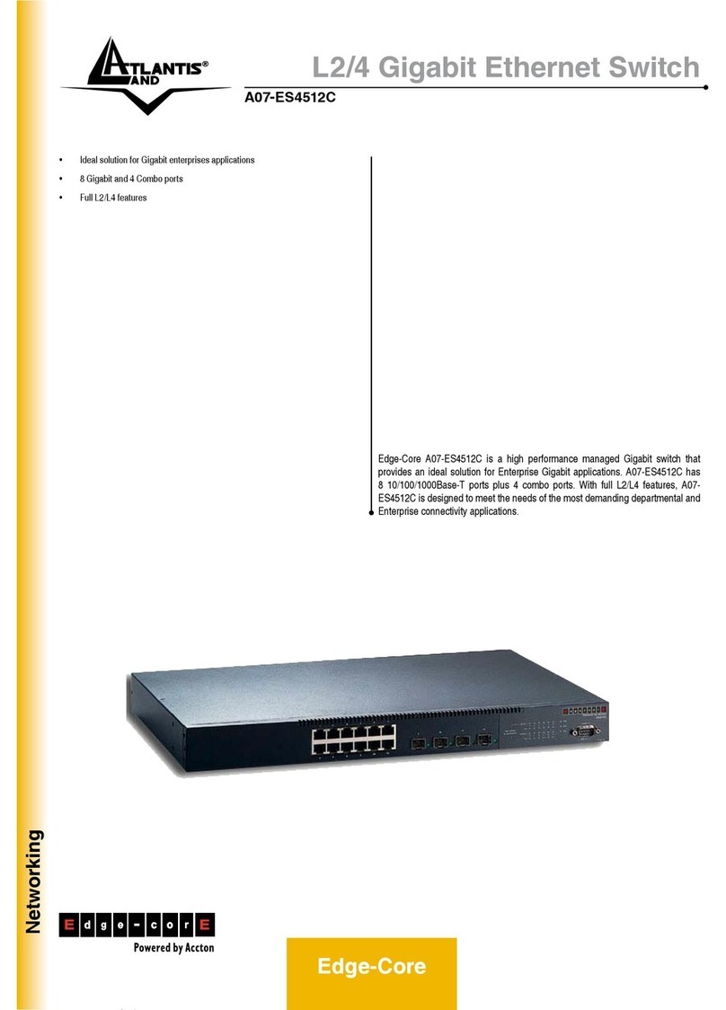Atlantis Land Edge-Core A07-ES4612C Specification sheet