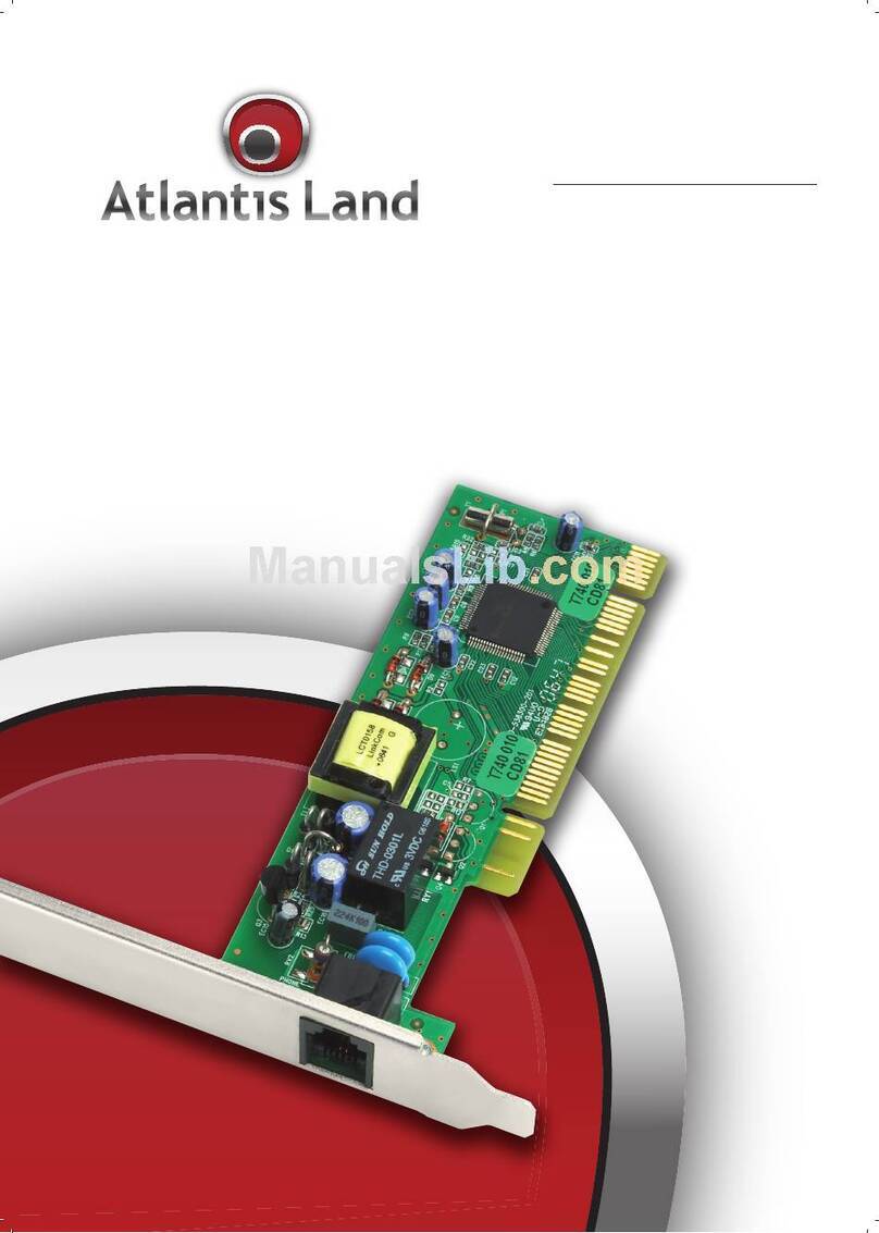 Atlantis Land A01-PP4R User manual