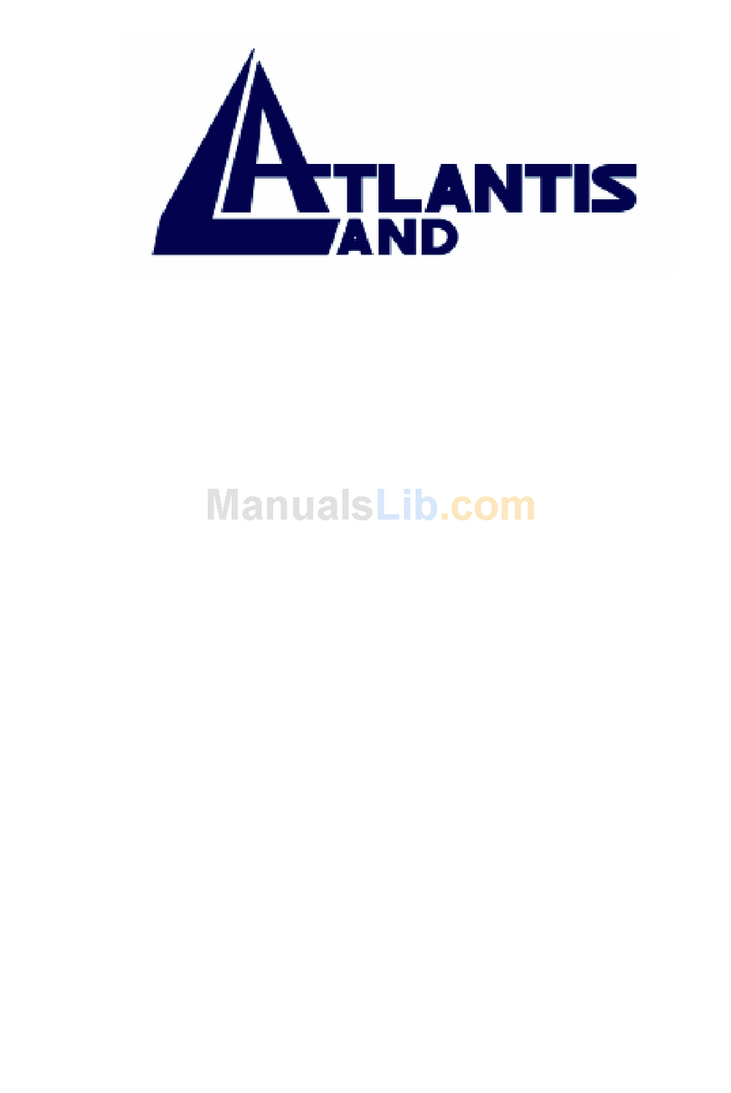 Atlantis Land A02-RA ME01 User manual Atlantis Land A02-RA ME01 User manual