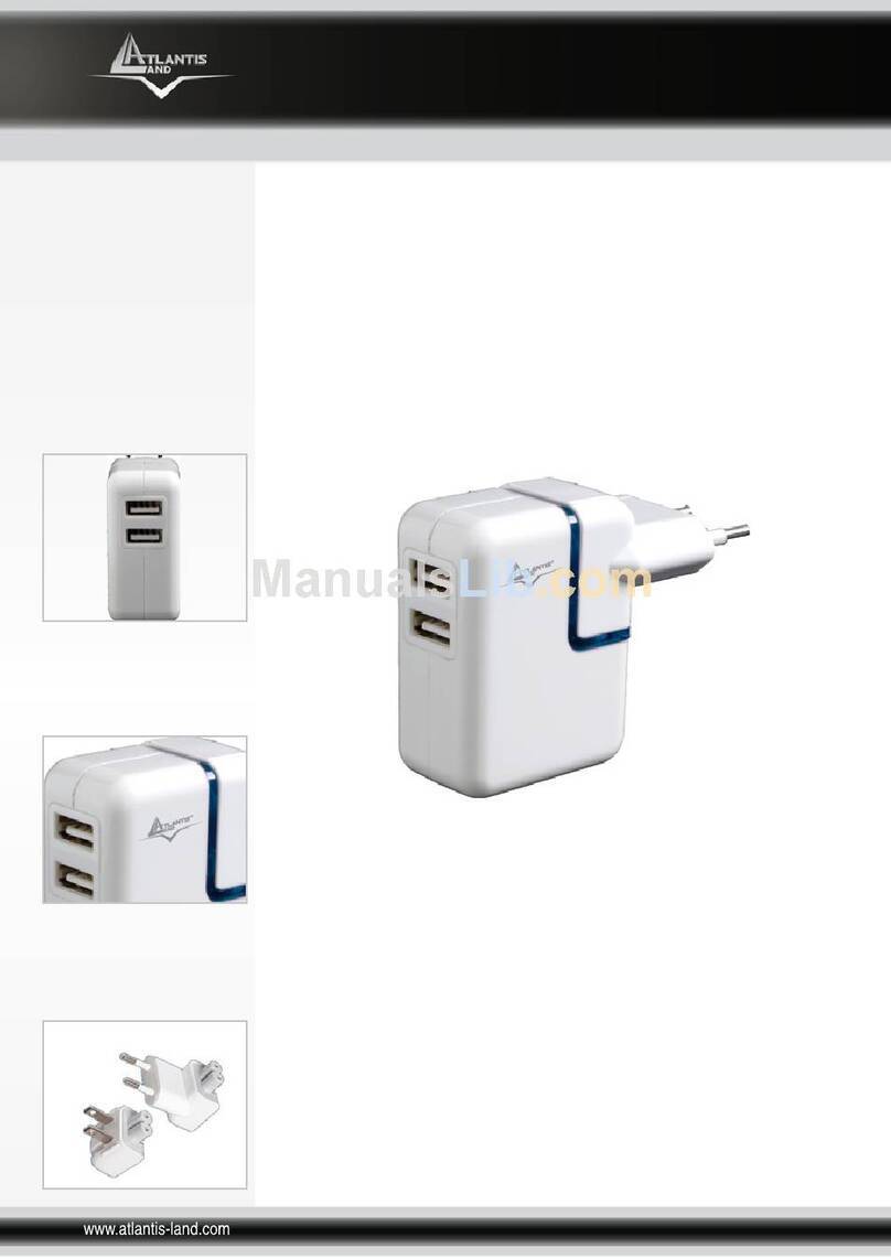 Atlantis Land USB Power Adapter A04-PAU02 User manual Atlantis Land USB Power Adapter A04-PAU02 User manual