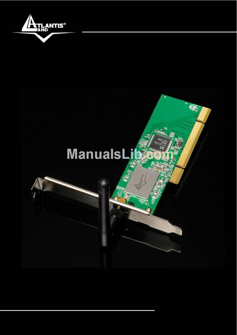 Atlantis Land NETFLY PCI 54 User manual