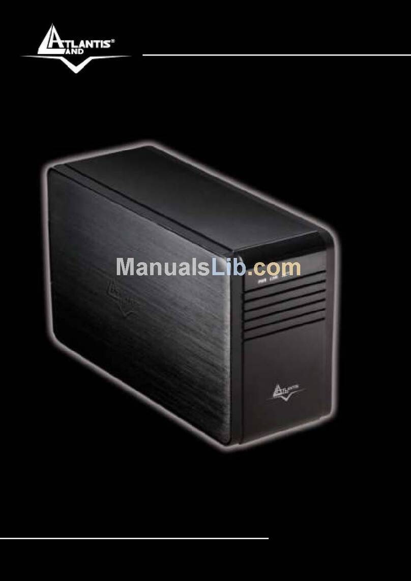 Atlantis Land DiskMaster F301D User manual