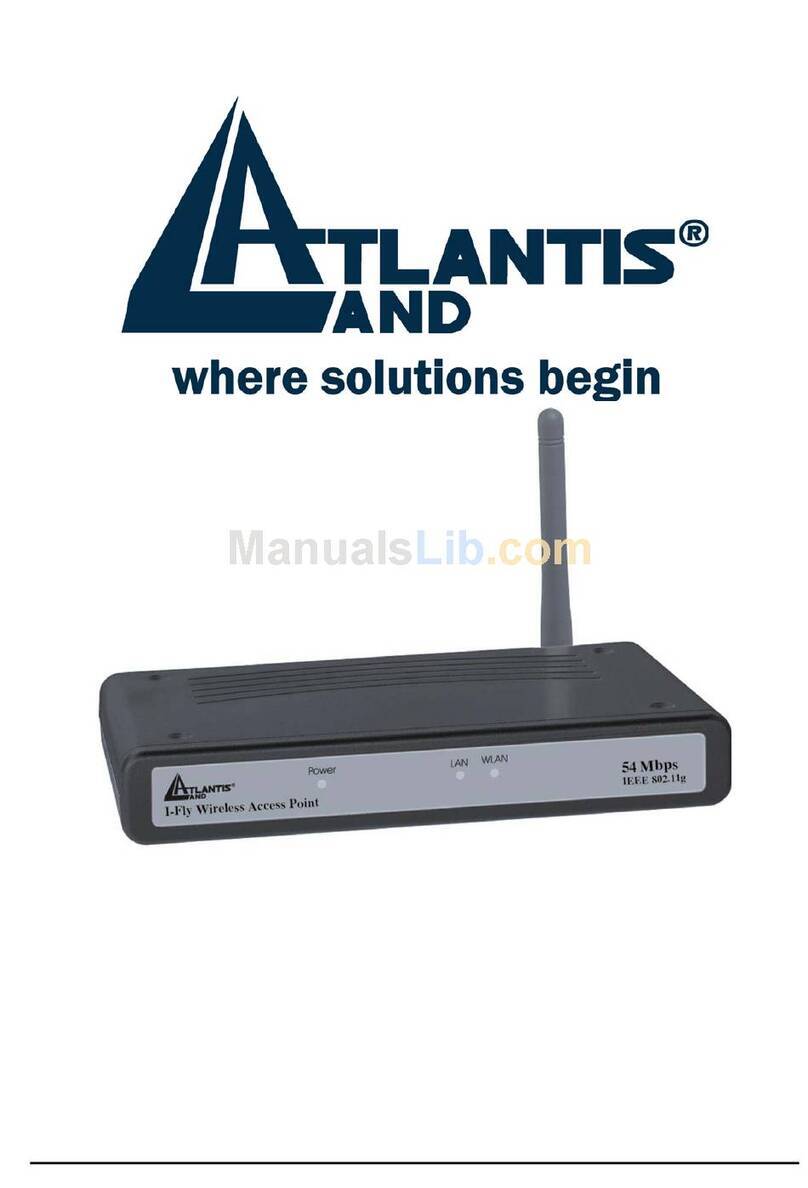 Atlantis Land I-Fly i I-Fly Wireless Access Point user manual
