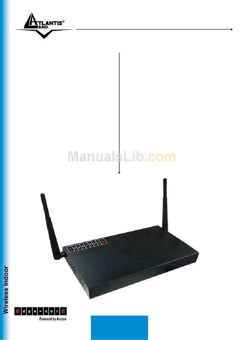 Atlantis Land A07-WA6102X-2 User manual
