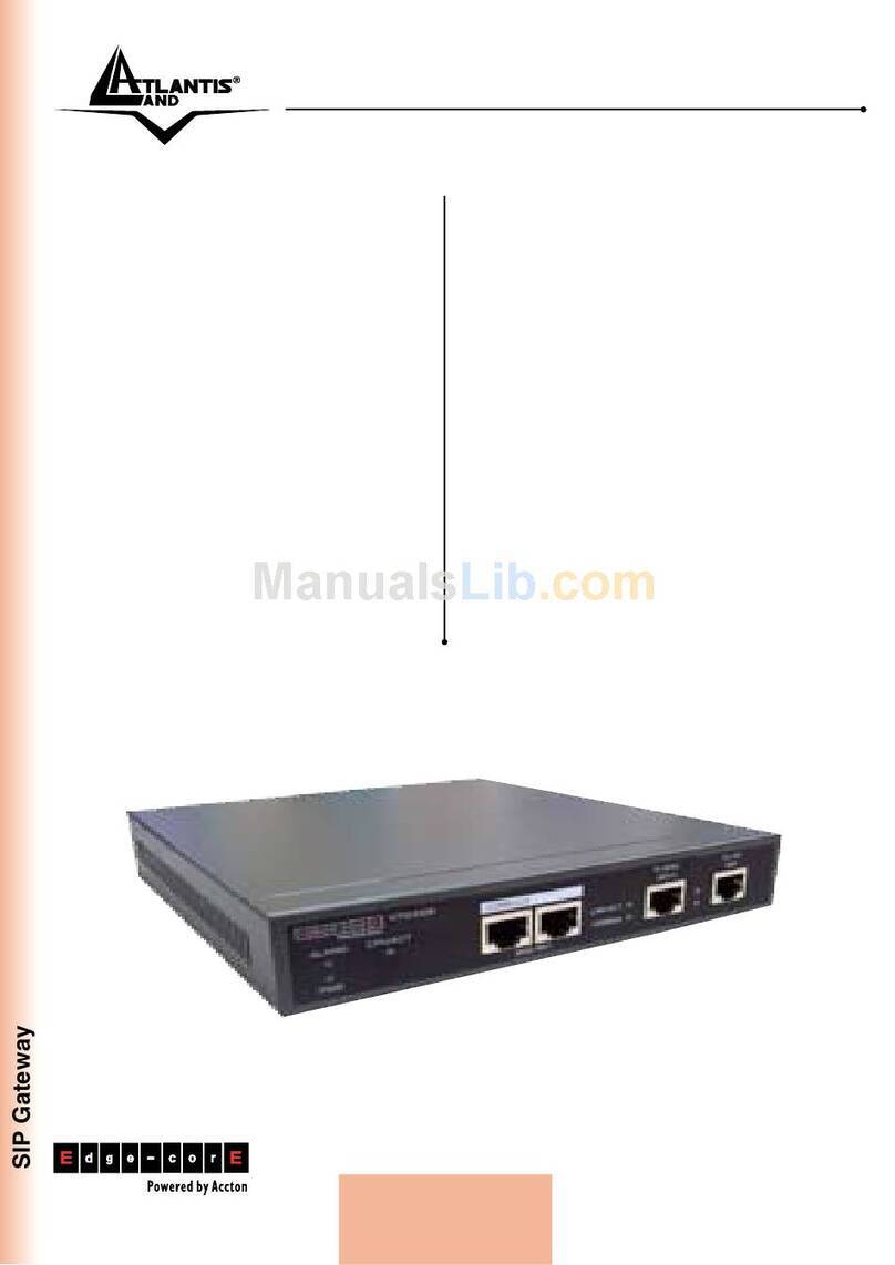 Atlantis Land A07-VG3318 Specification sheet