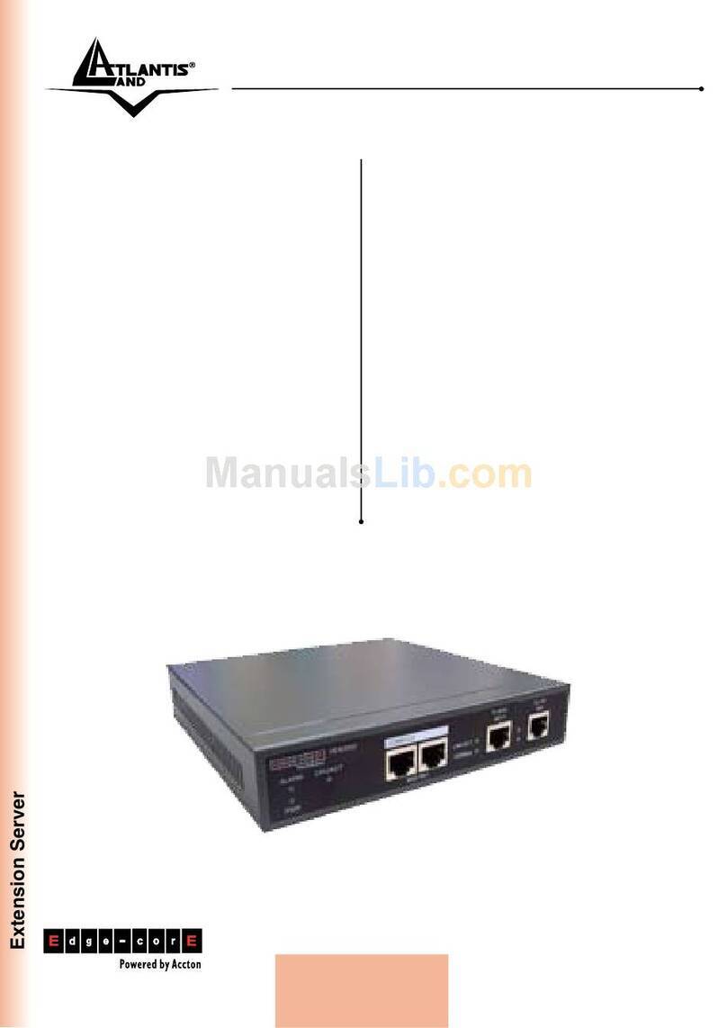 Atlantis Land A07-VES3302-36 User manual