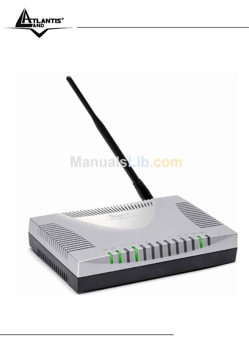 Atlantis Land VoIPMaster A02-RAV260-W54 user manual